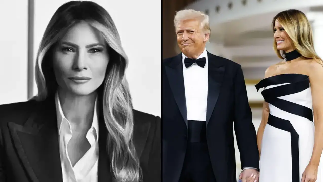 Melania Trump's official portrait has been released and now the internet is all making the same joke. Find out more here...