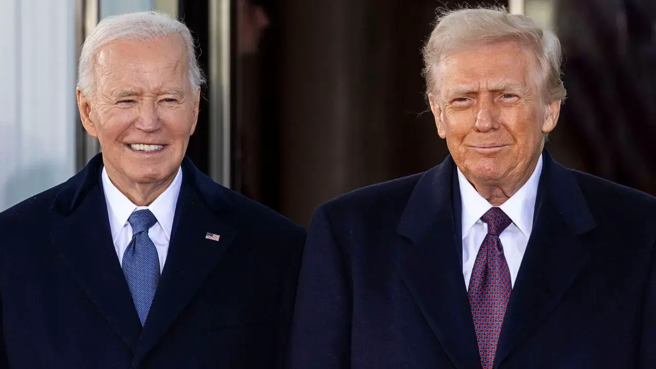 A lip reader has revealed the savage two-word comment Donald Trump made to Joe Biden at his inauguration.