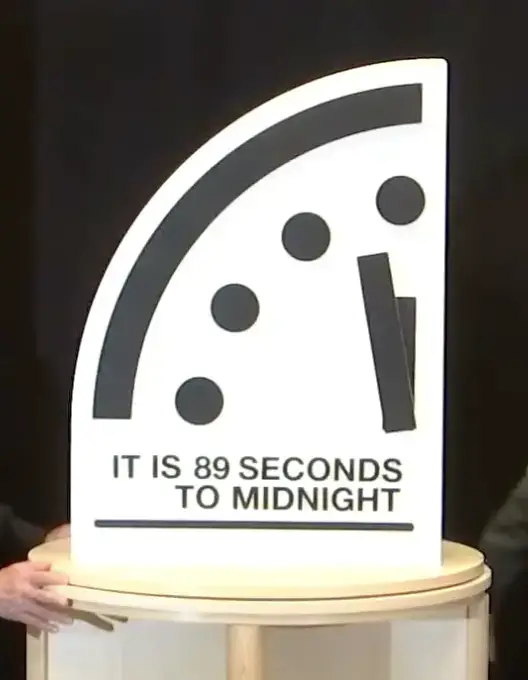 Doomsday Clock 2025.