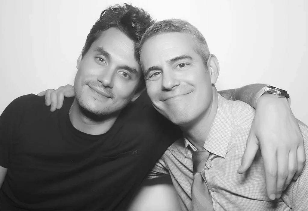 Andy Cohen and John Mayer. 