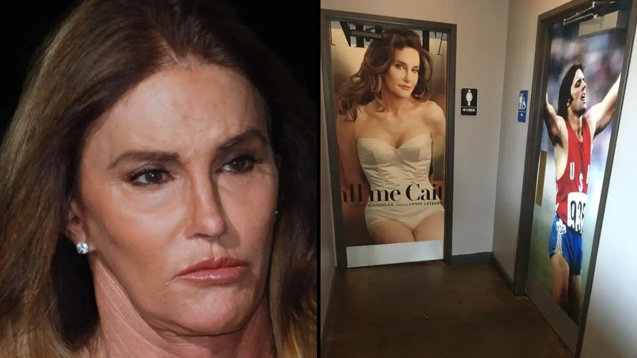 Caitlyn Jenner has responded after a restaurant used her images for its restrooms. Find out what she had to say here...