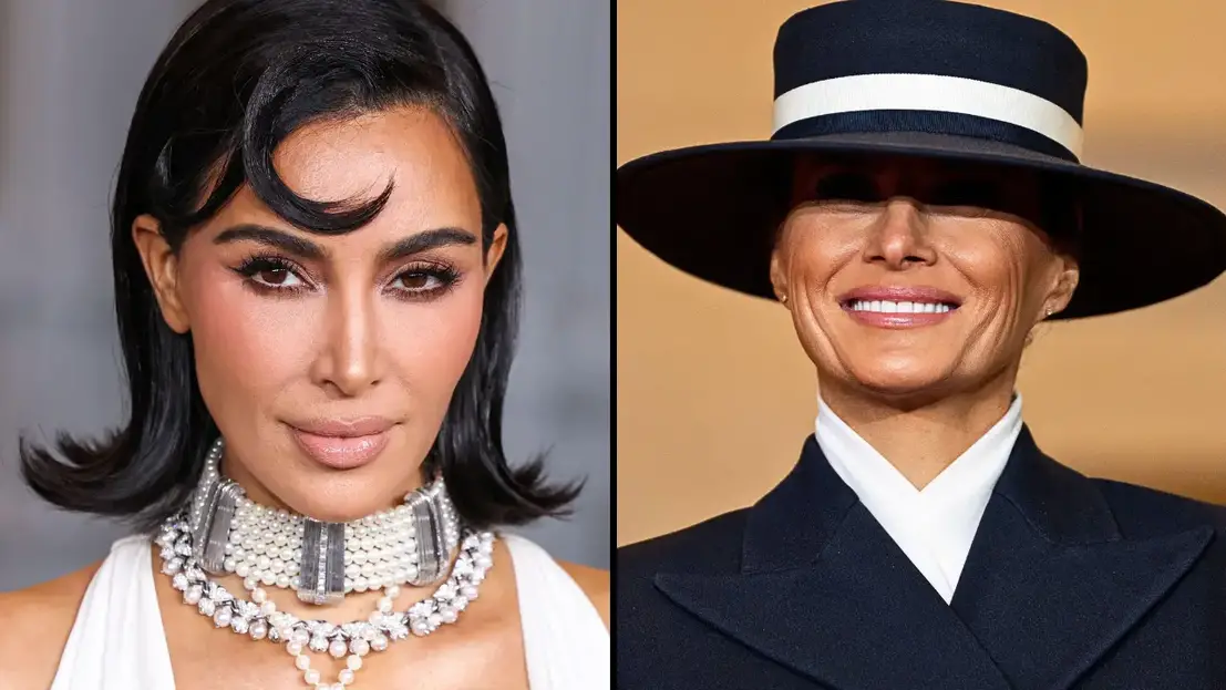 Kim Kardashian is under fire after sharing a photo of Melania Trump from Donald Trump's Presidential Inauguration on Monday.