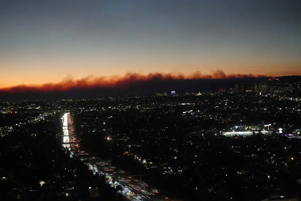 LA wildfires.