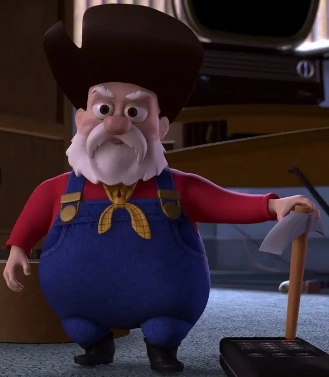 Stinky Pete in Toy Story 2.