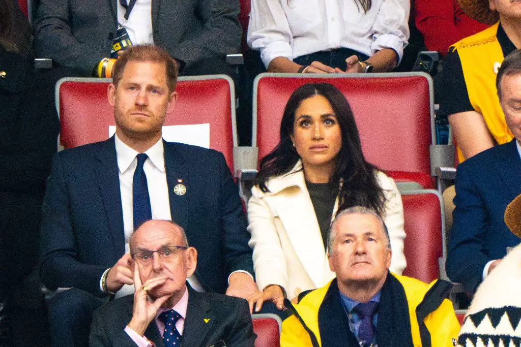 Prince Harry and Meghan Markle at the Invictus Games. 