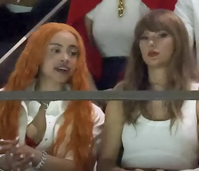 Ice Spice and Taylor Swift.