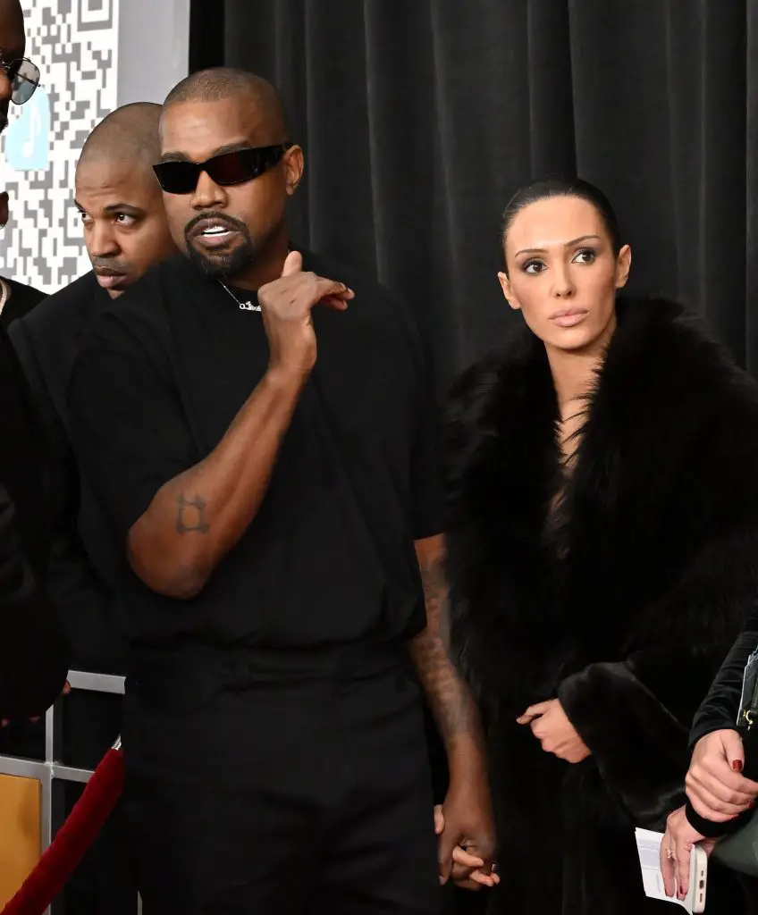 Kanye West and Bianca Censori at Grammys.