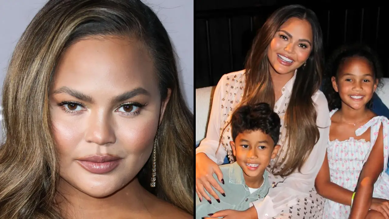 Chrissy Teigen has sparked outrage on social media after sharing a 'disgusting' photo with her children.