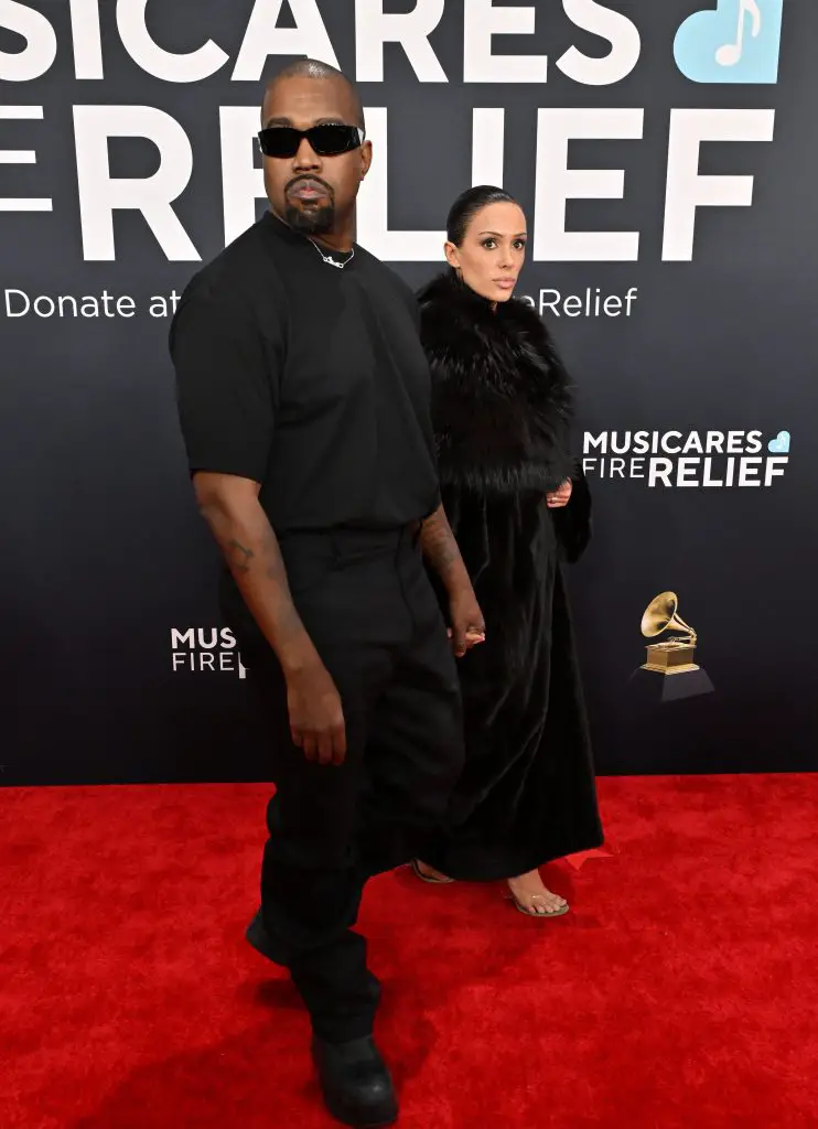 Kanye West and Bianca Censori at Grammys.