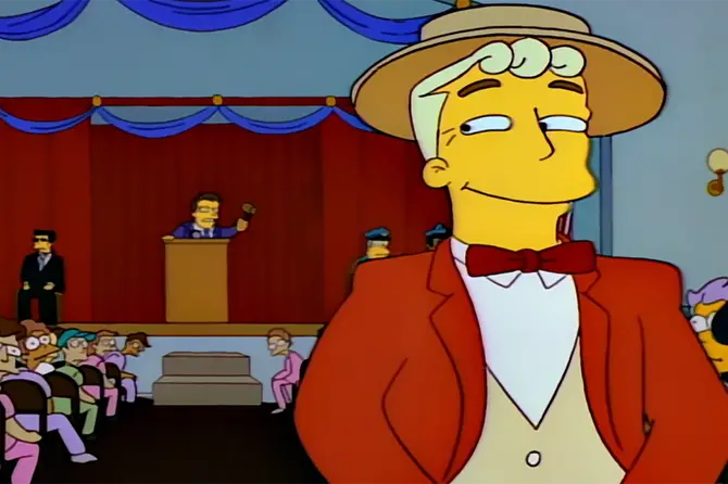 The Simpsons' Lyle Lanley.