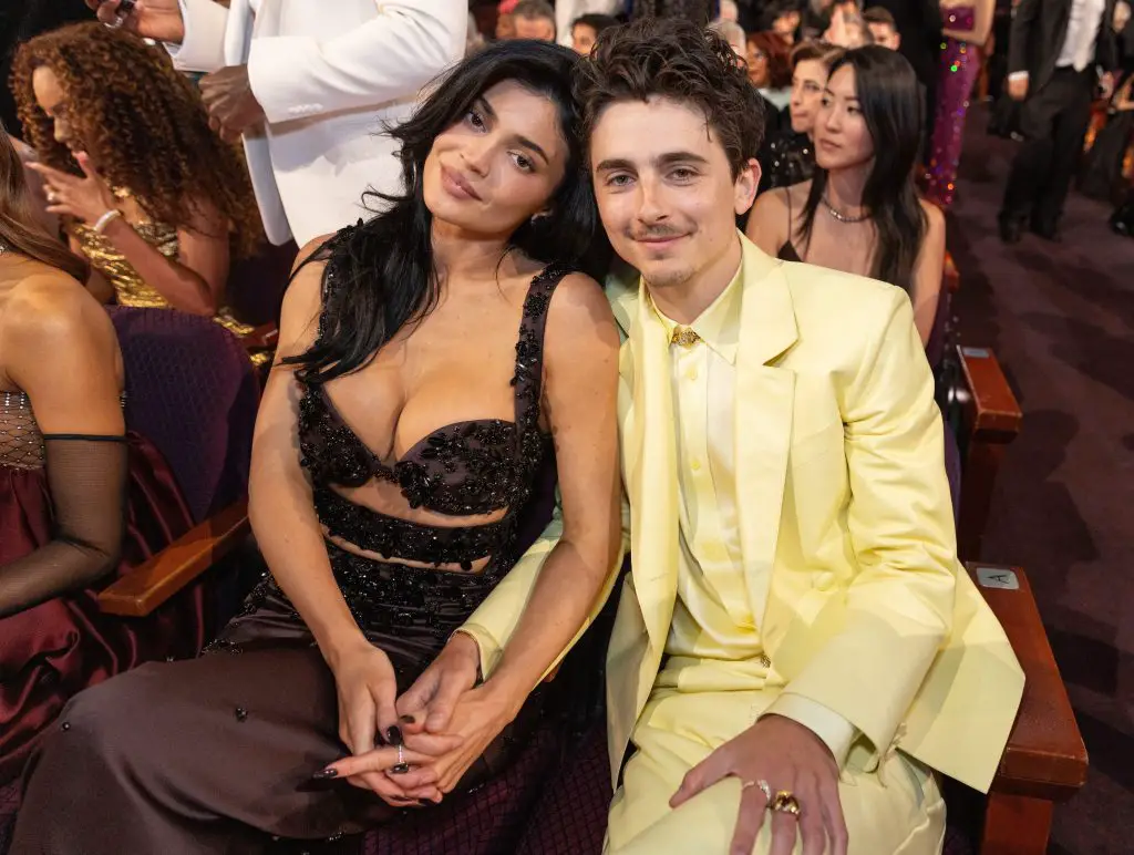 Kylie Jenner and Timothee Chalamet