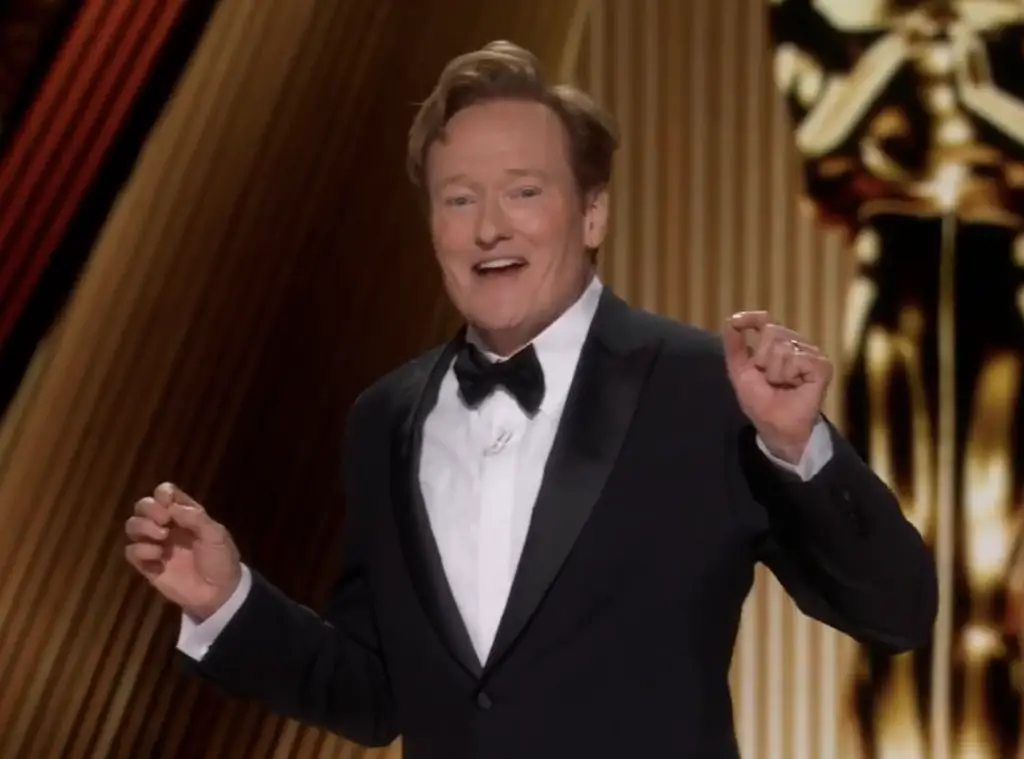 Conan O'Brien at the 2025 Oscars. 