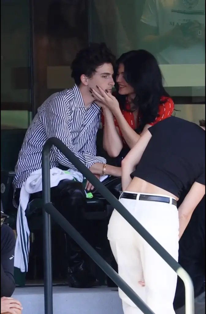 Kylie Jenner and Timothée Chalamet 