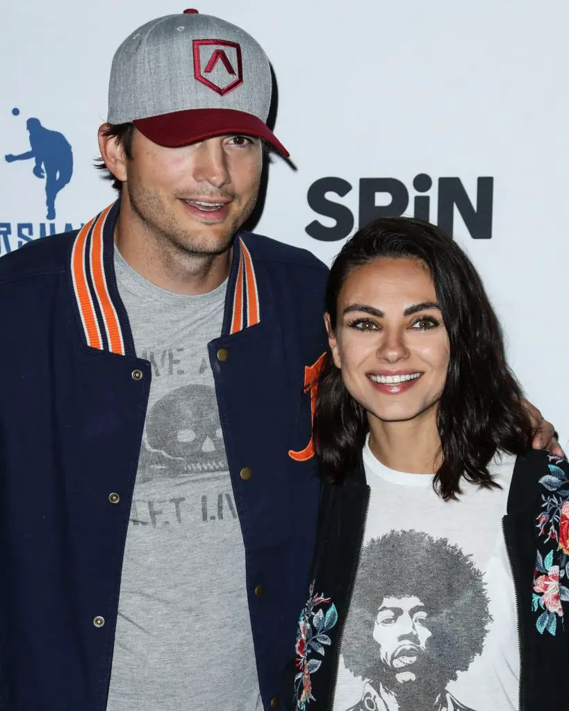 Ashton Kutcher and Mila Kunis. 