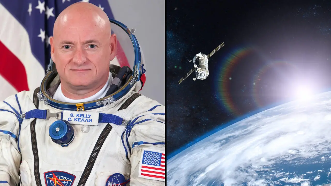 Astronaut Scott Kelly grew two inches taller than his identical twin brother after spending 340 days in space.