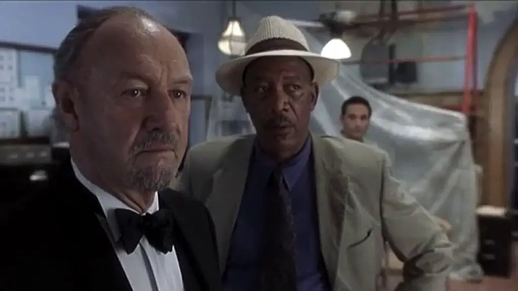 Morgan Freeman and Gene Hackman