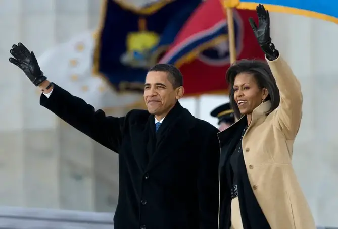 Barack and Michelle Obama.