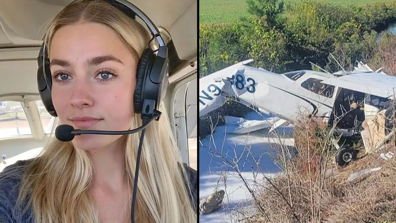 Chilling audio captured a flight instructor's final moments before a student pilot crashed the plane. Read more here...