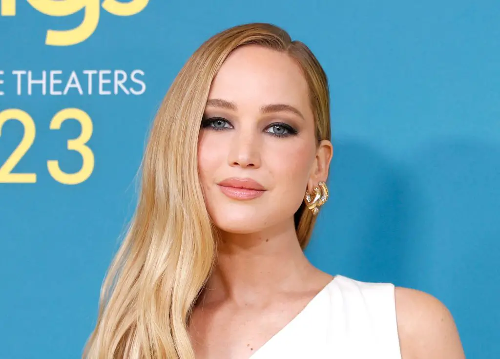 Jennifer Lawrence at the No Hard Feelings premiere.
