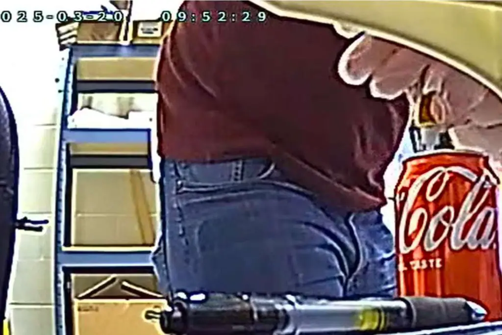 Joseph Ross Coke can footage.