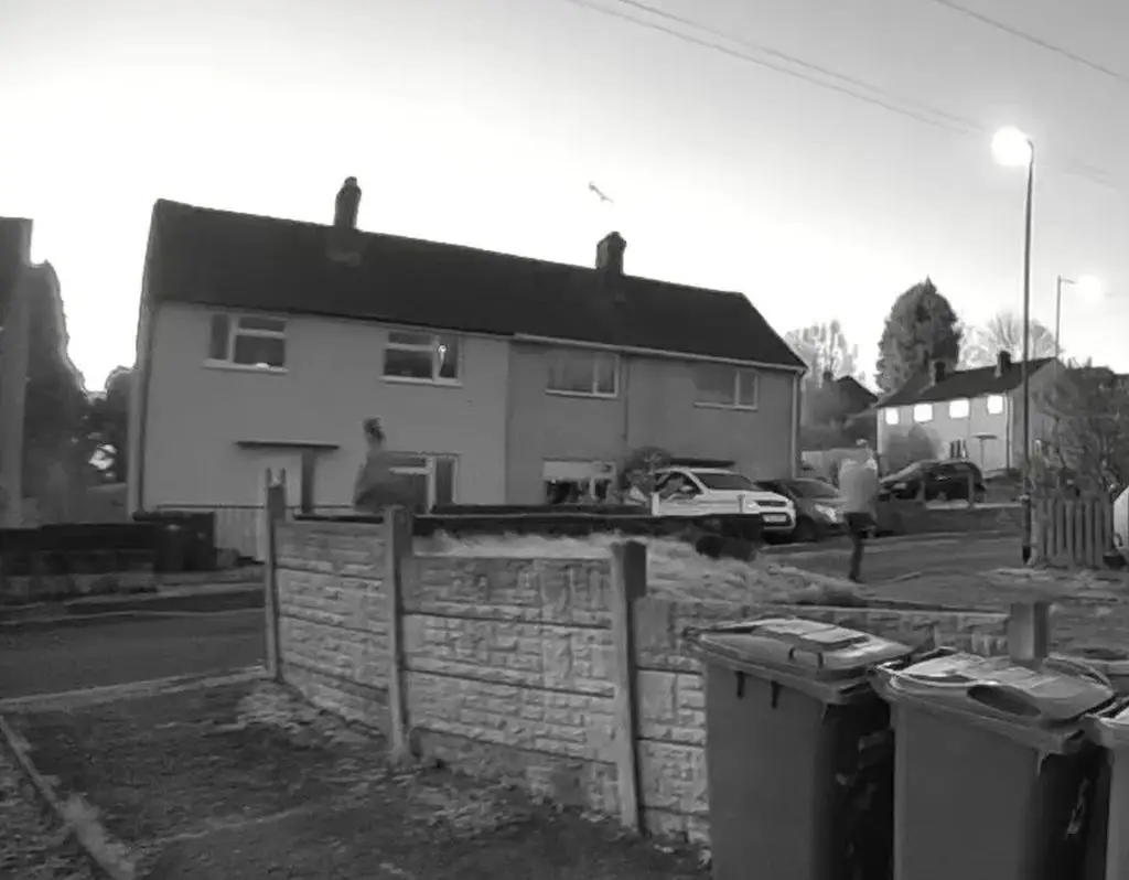 'Ghost of miner's wife' footage.