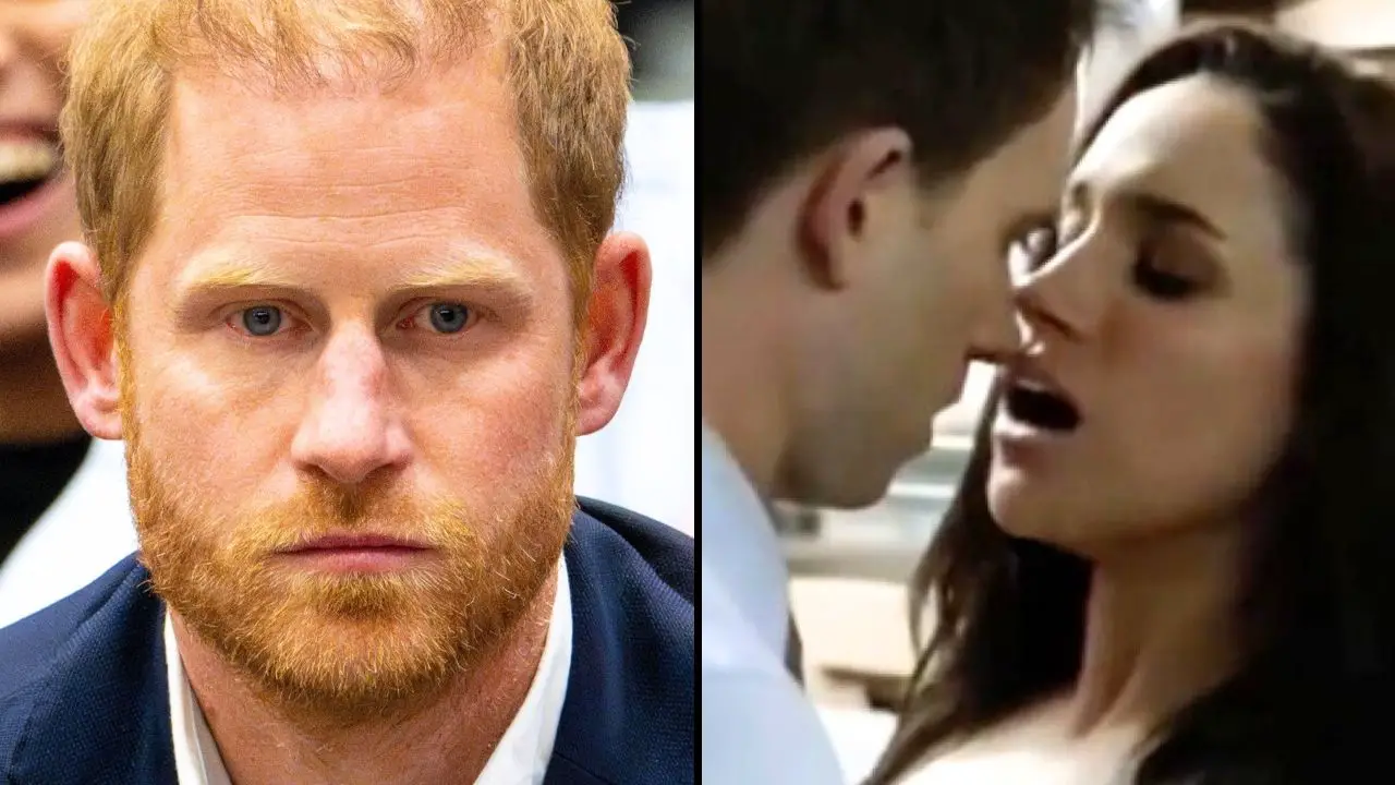 Prince Harry couldn't hold back his feelings after watching his wife Meghan Markle's X-rated scenes she filmed for Suits.