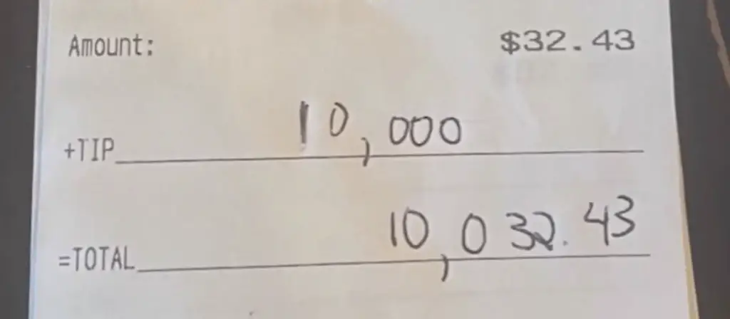 $10,000 tip