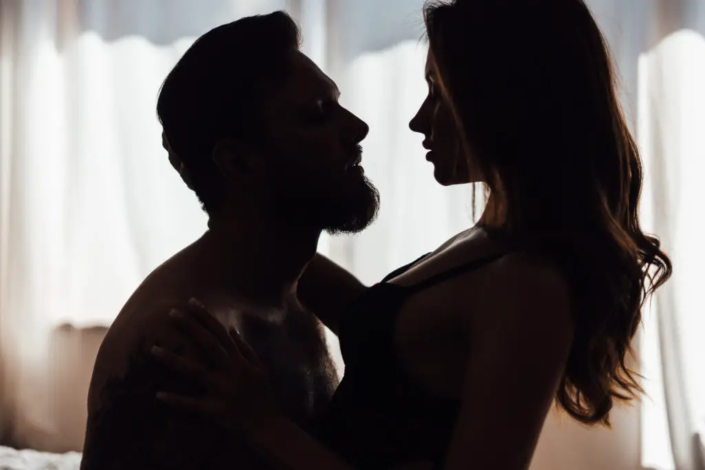 Couple kissing