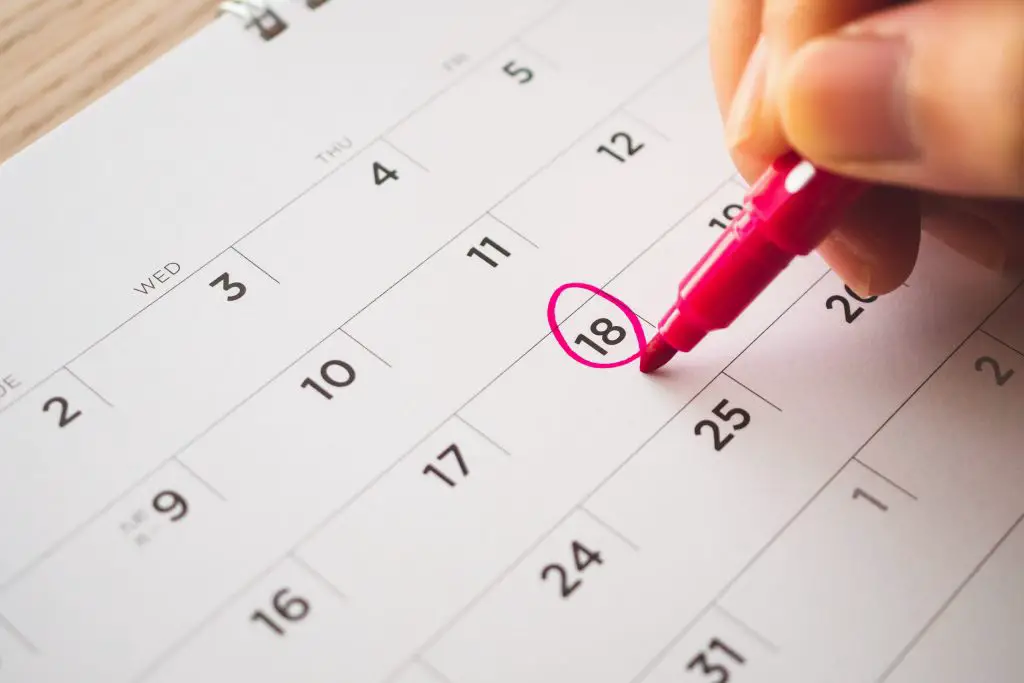 Month calendar