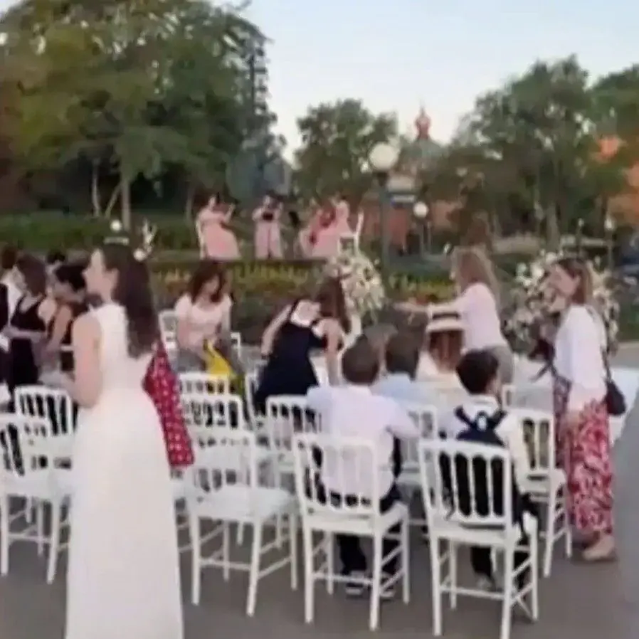 Man 'marries' nine-year-old girl in Disneyland wedding. 