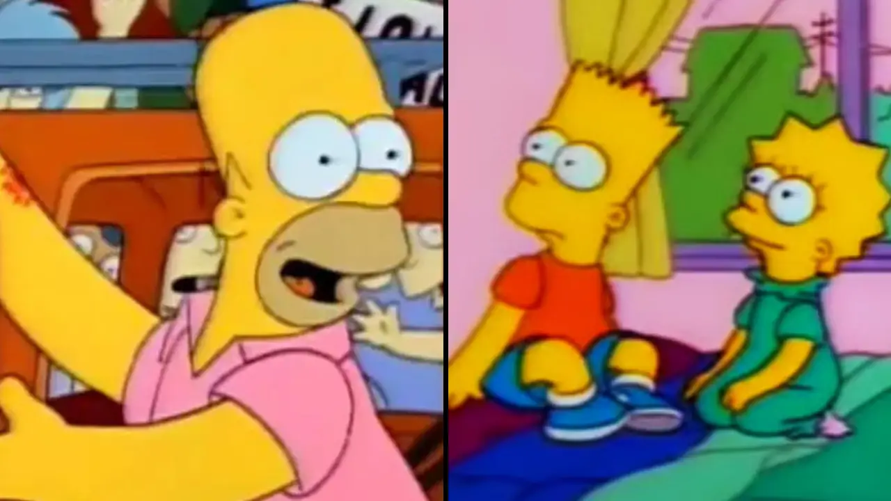 The Simpsons episode titled 'Stark Raving Dad' was banned 27 years after its original release.