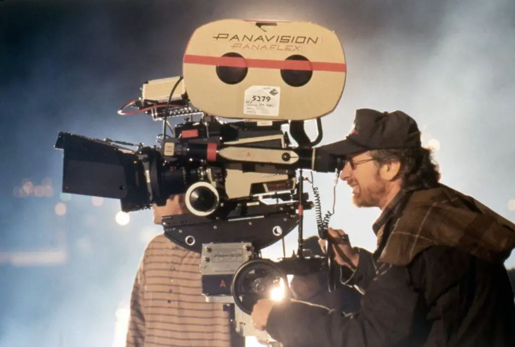Steven Spielberg behind the camera.