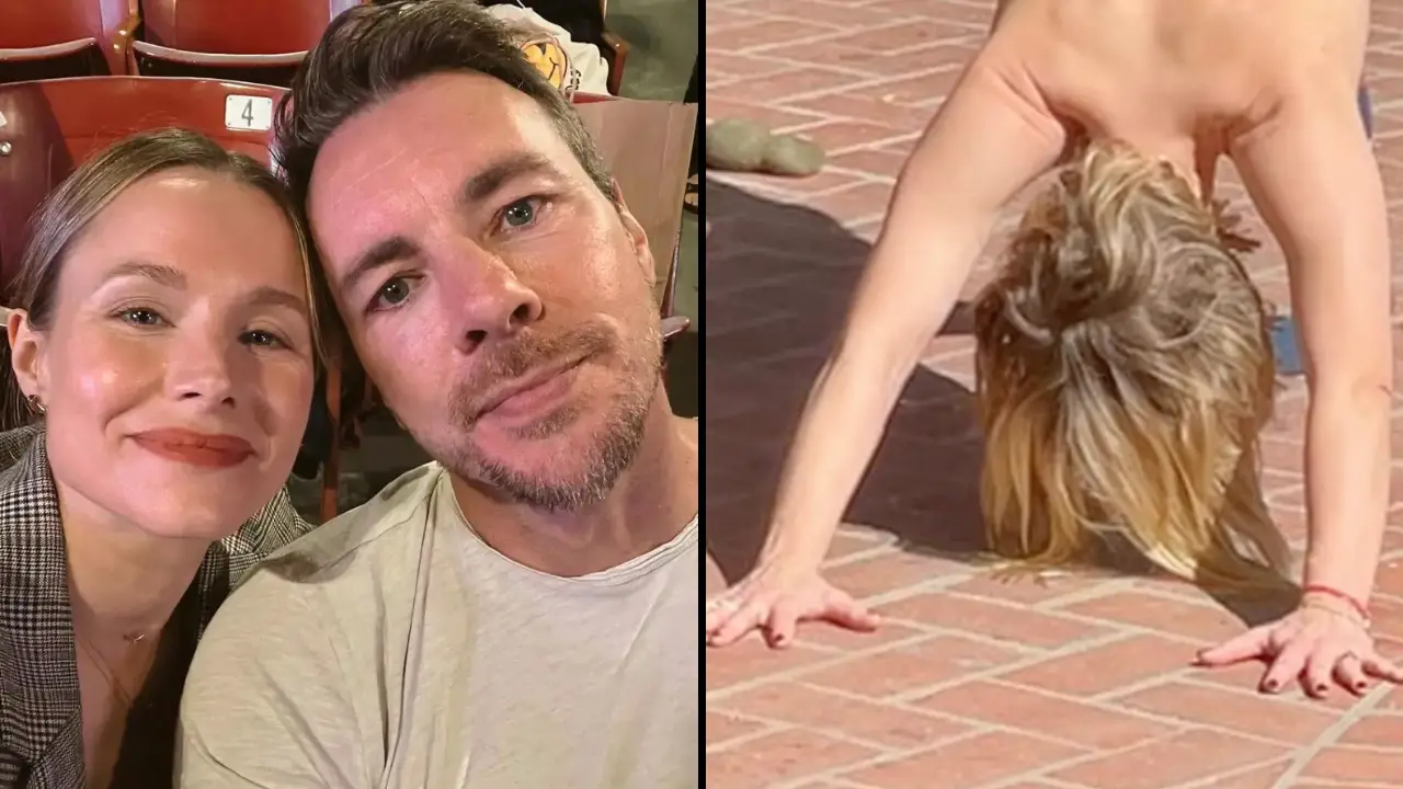 Dax Shepard has left his four million Instagram followers speechless after posting an X-rated photo of his wife Kristen Bell.