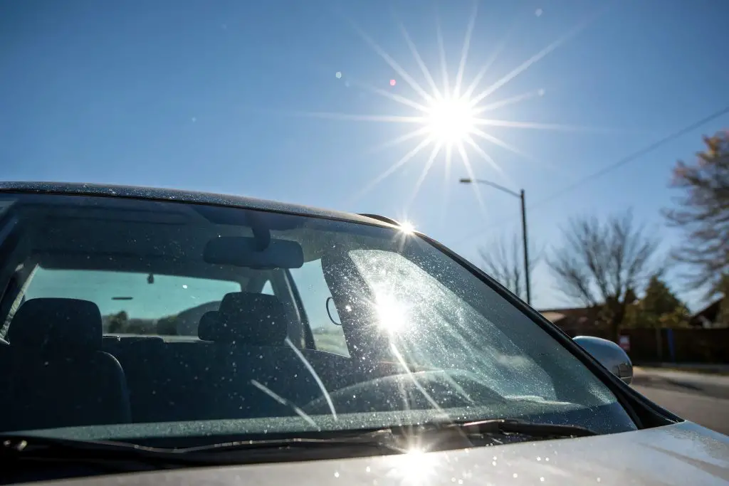 Car in heat