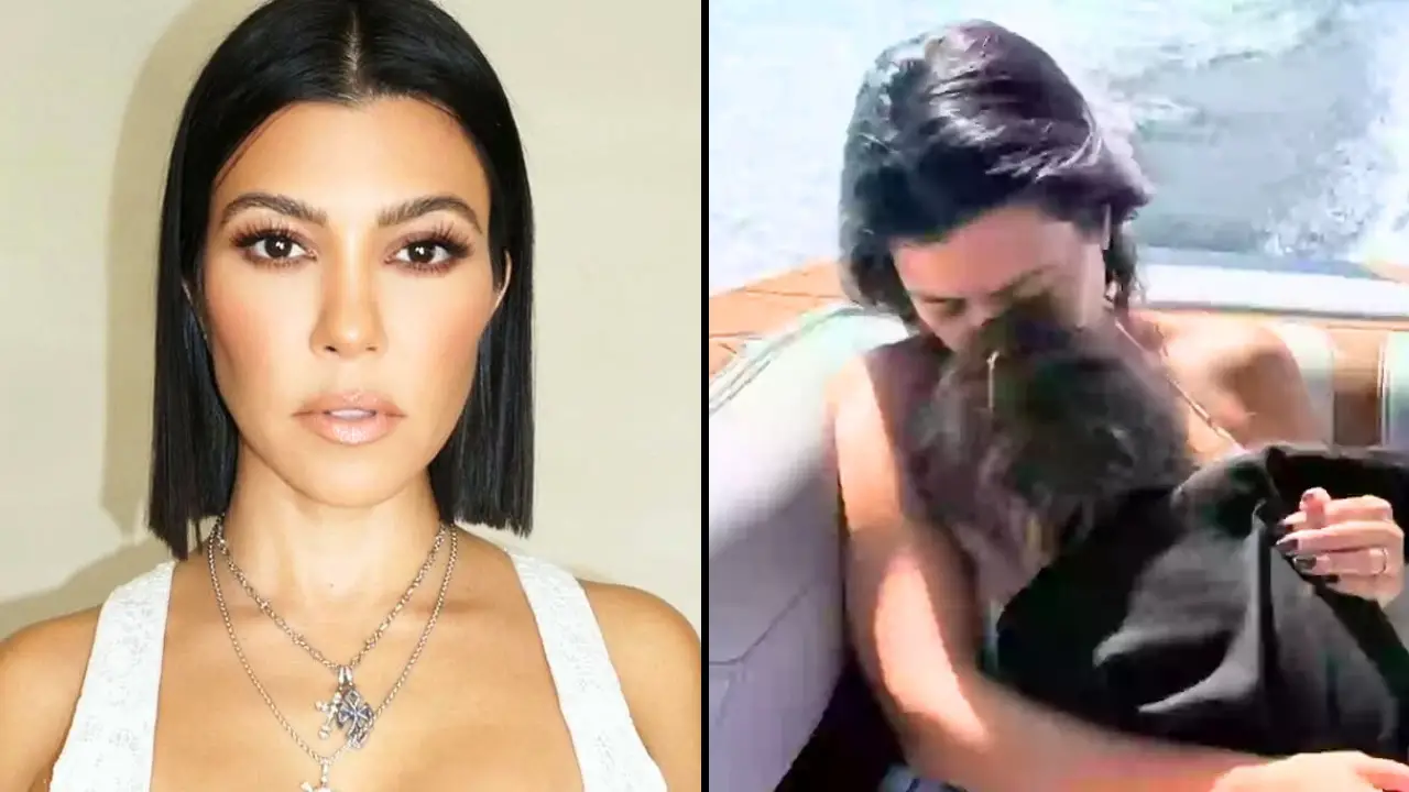 Kourtney Kardashian has once again found herself at the centre of a parenting storm for a picture of her and her son.