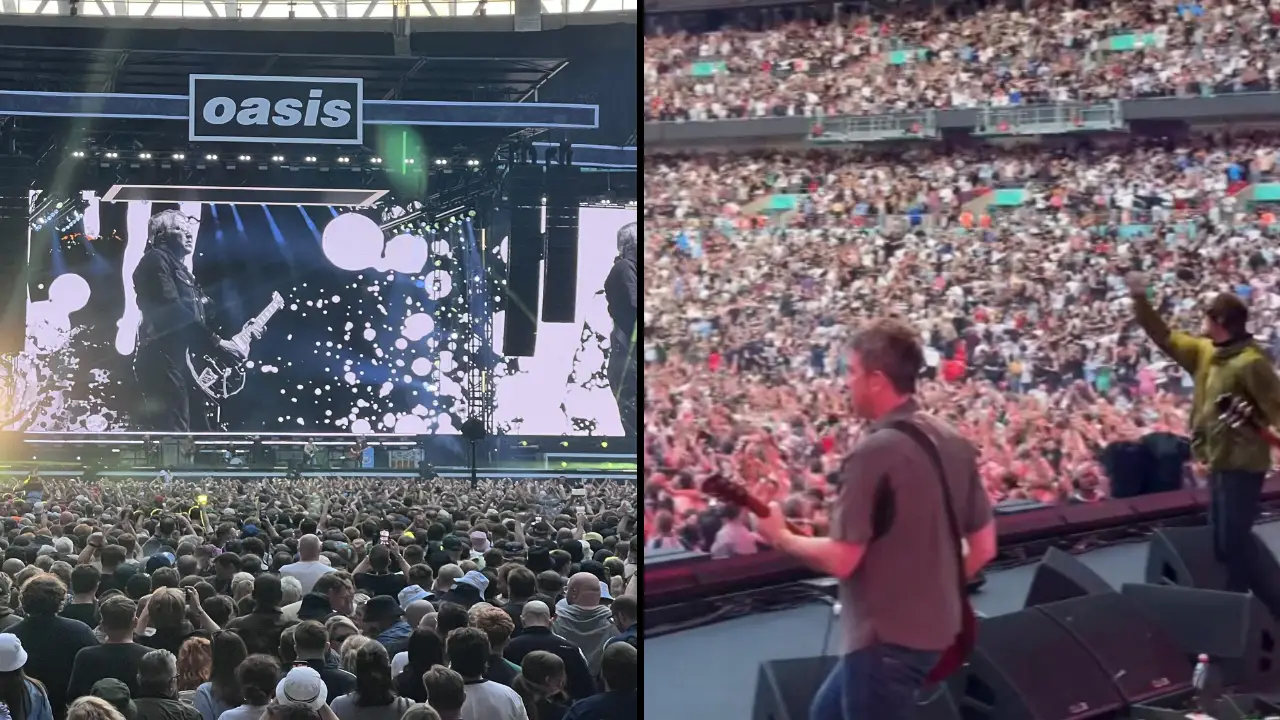 A man has tragically died at Oasis's Wembley concert on Saturday after falling from the upper tier.