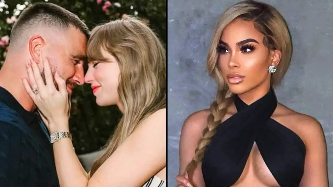 Travis Kelce's ex-girlfriend has issued a stark warning to Taylor Swift after branding the NFL player as a 'cheating narcissist.'