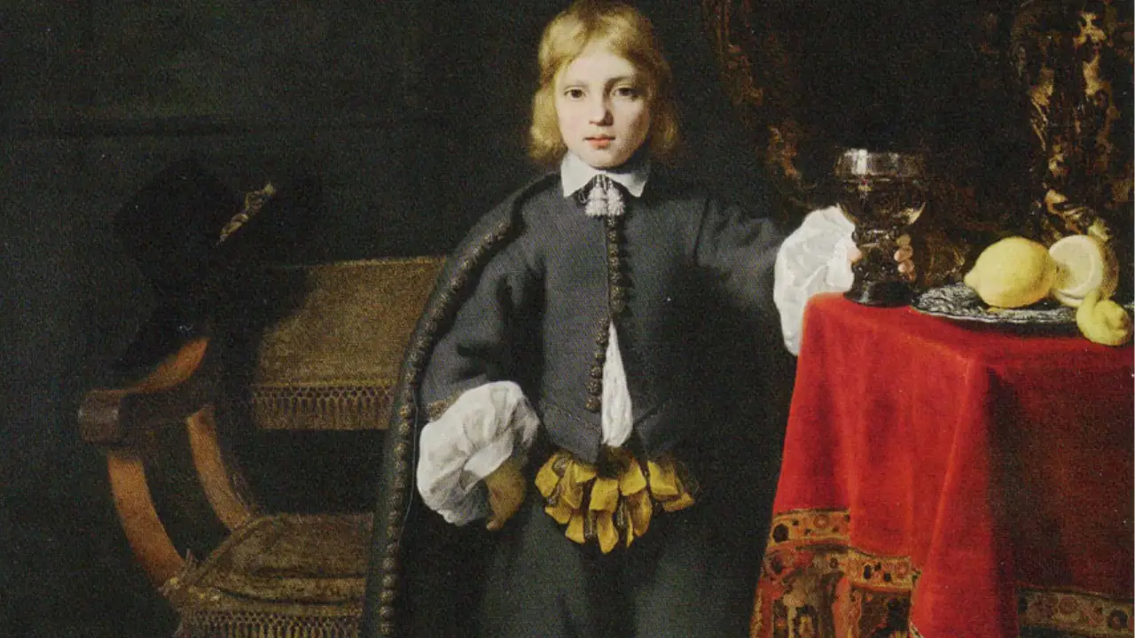 People are convinced an old painting of a child 'wearing Nike trainers' is proof that time travel must exist.