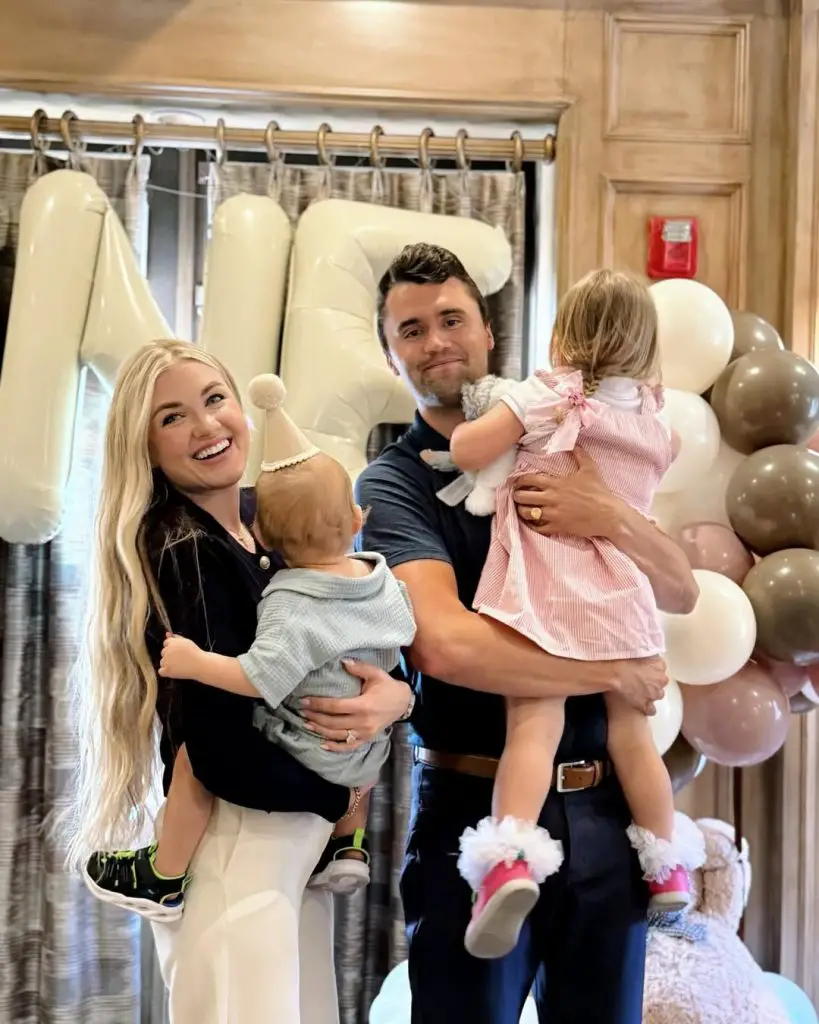Charlie Kirk's family. 