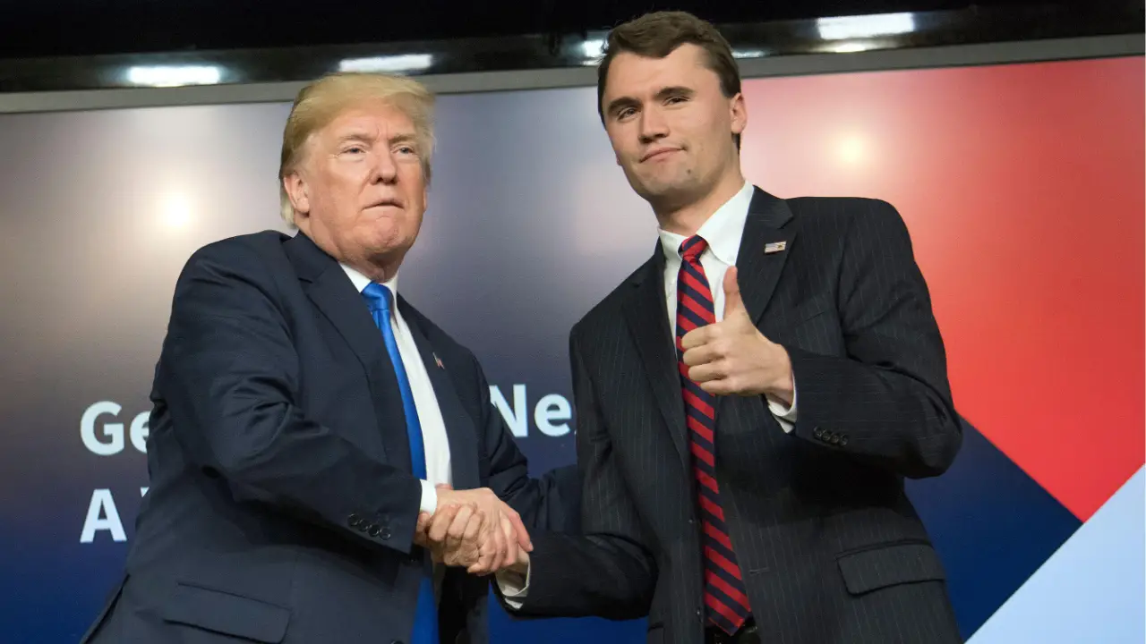 Donald Trump has revealed the eerie four-word request Charlie Kirk made before he was killed.