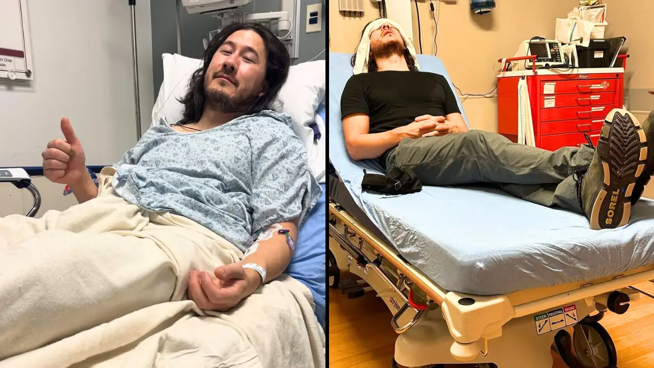 A man has been hospitalized after realizing he was eating food 'incorrectly' his entire life.