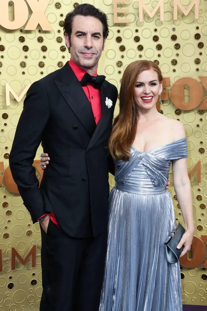 Sacha Baron Cohen and Isla Fisher