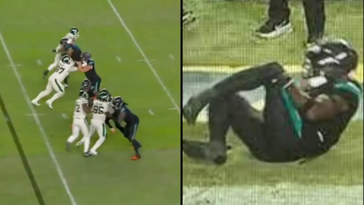 Tyreek Hill has snapped his leg during brutal NFL footage that fans say they can't unsee.