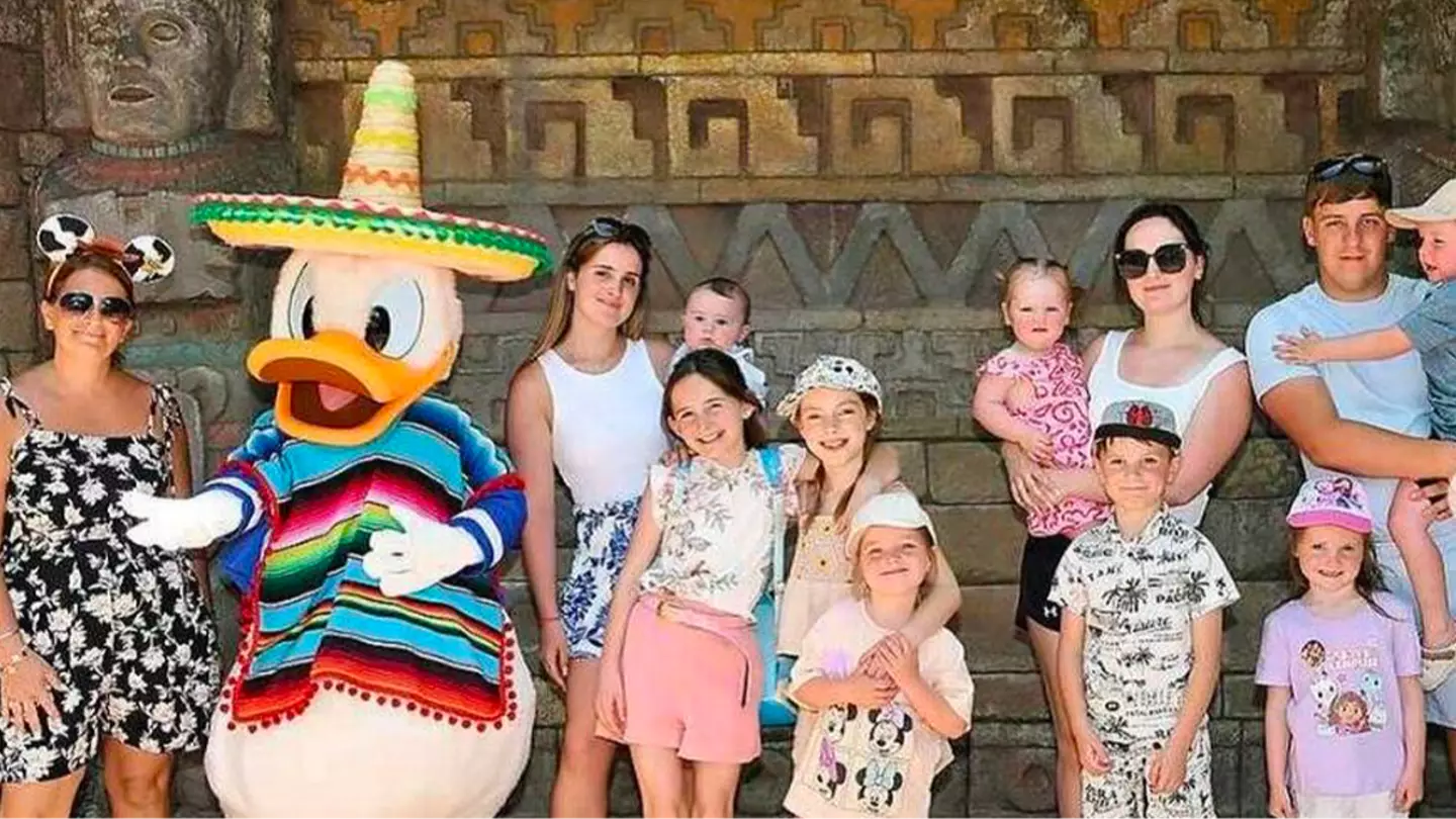 A couple with 22 children has spoken out after being taken to court for their $70,000 Disney vacation.