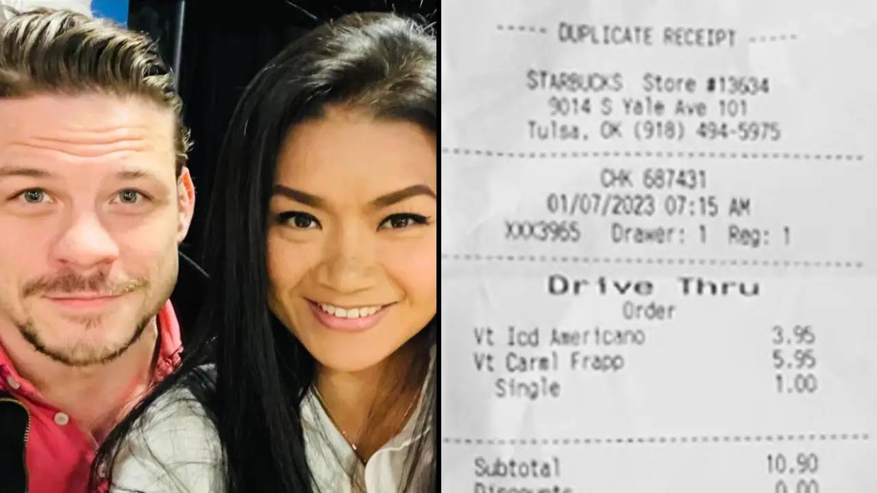 Starbucks has responded after a couple, Jesse O'Dell and his wife Deedee, were charged $4,500 for two cups of coffee.