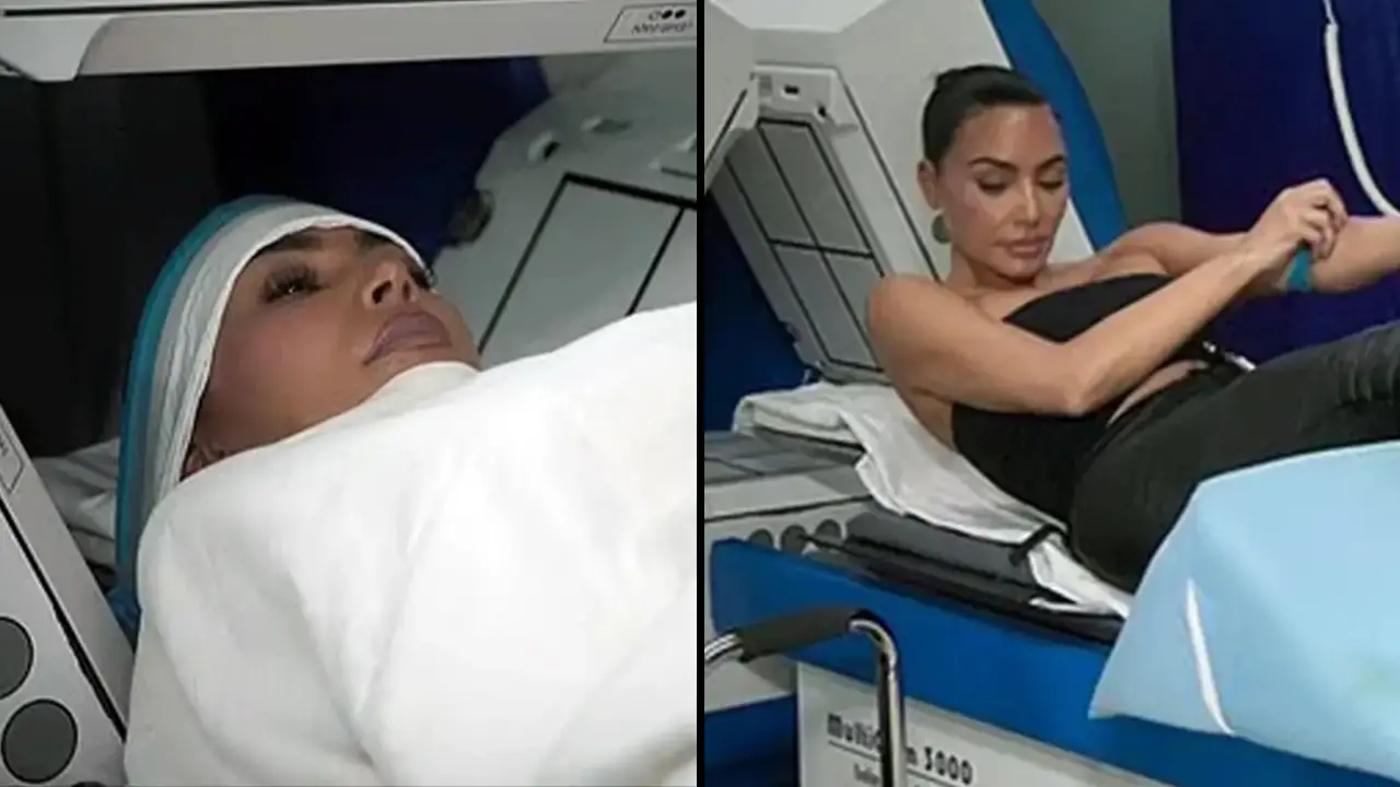 Kim Kardashian has issued a health update after revealing she'd had a brain aneurysm.