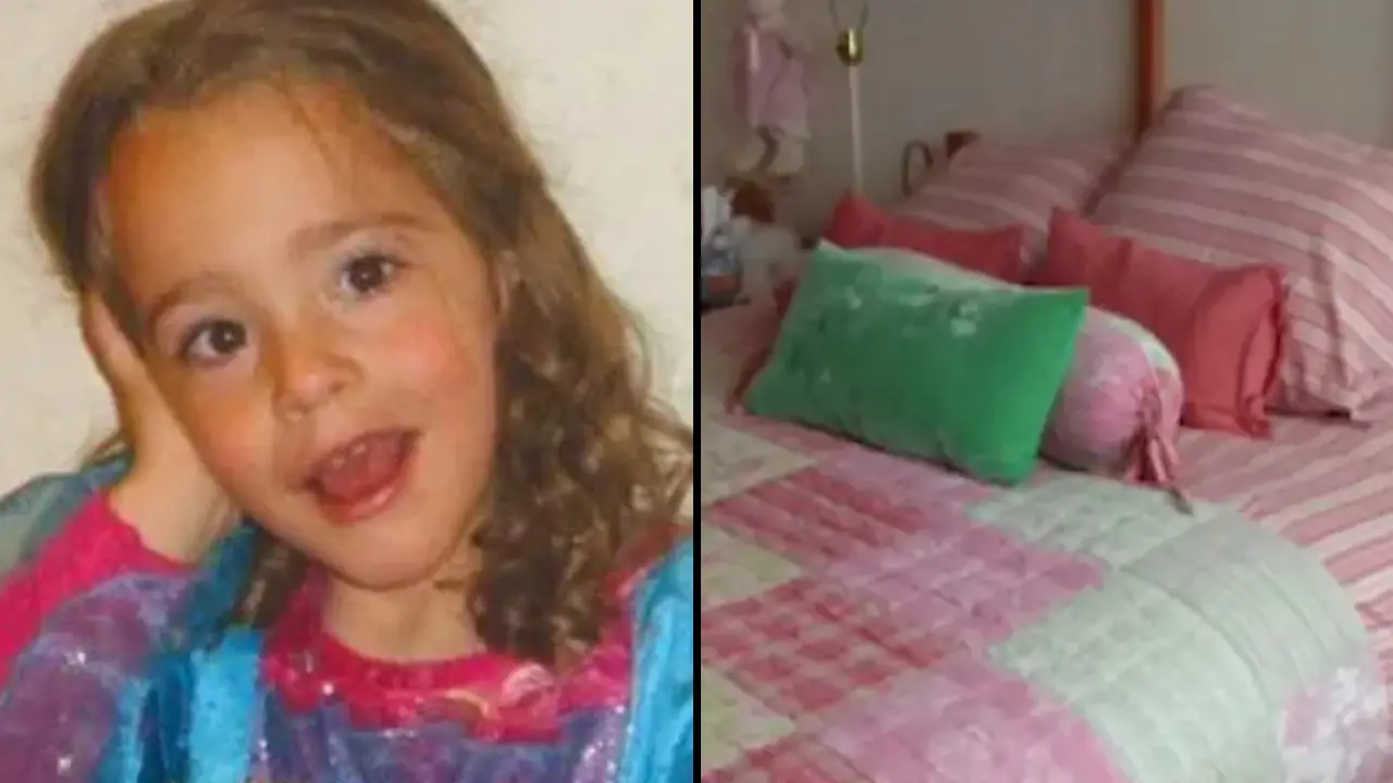 Missing four-year-old girl Paulette Gebara was found trapped in her own bed after a nine-day search.