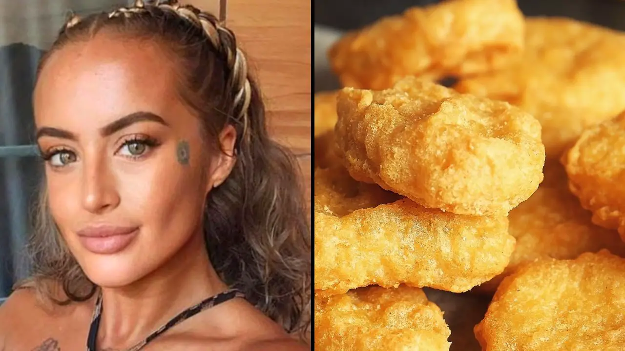 A 34-year-old woman was killed by her own dog in a freak chicken nugget accident.