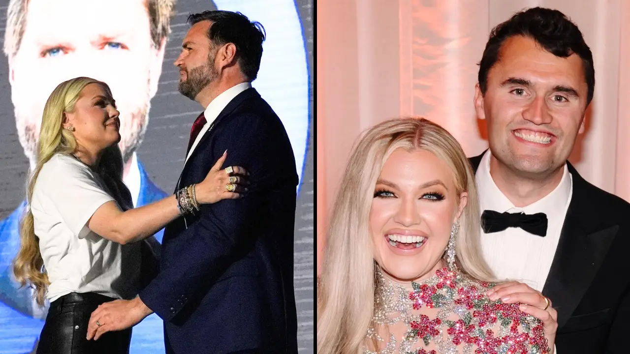A body language expert has revealed what Erika Kirk's 'inappropriate' hug with JD Vance really meant, as rumors circulate.