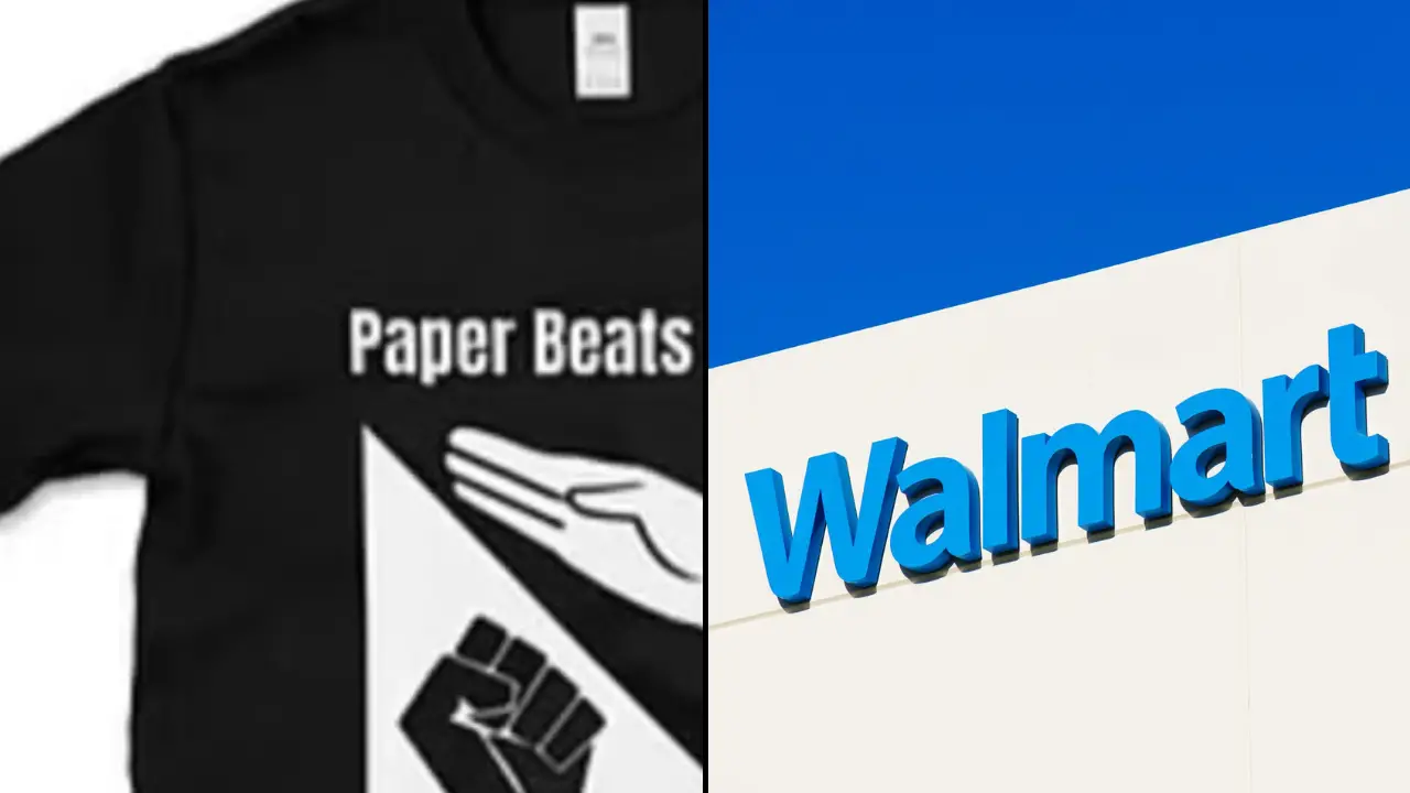 Walmart has pulled t-shirts from its website after they were called 'sickening'.